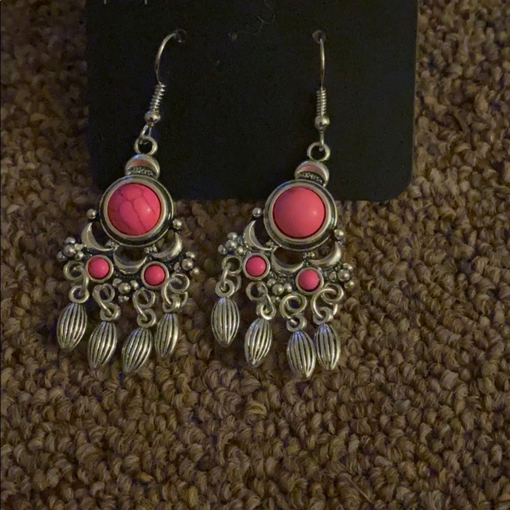 Pink Earrings